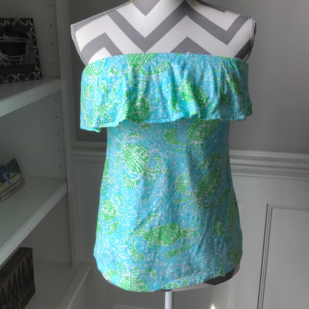 Lilly Pulitzer Strapless Top Medium